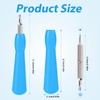 Video Doorbell Screwdriver, Double-Ended Screwdriver Bits with Handle, T6 and