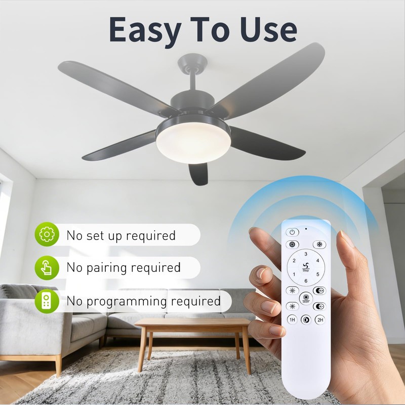 HZIME New Replacement Remote Control Compatible for Fivesun JX01-031, Orison
