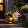 Solar Gnome Garden Statue with Lantern – Resin Dwarf Light
