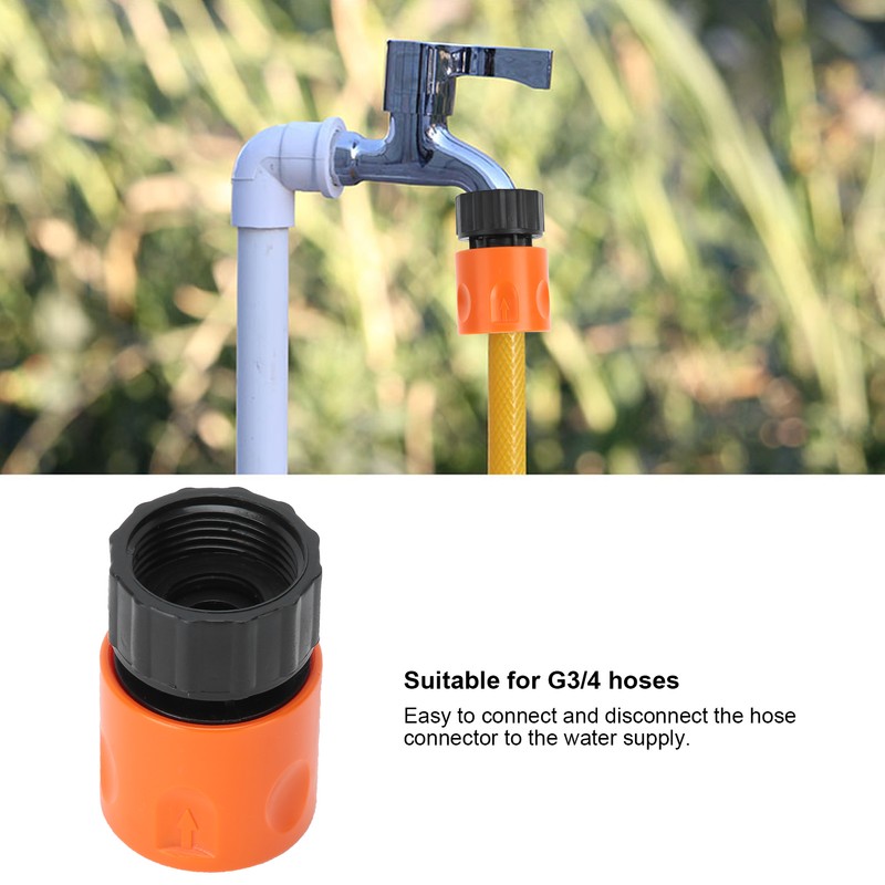12Pcs Hose Quick Coupling Connector Fitting G3/4 Female Thread Garden