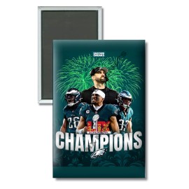 2024 Philadelphia Eagles Super Bowl LIX Champions 2" x 3" Magnet
