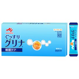 Ajinomoto Glyna Sleep Care, 30-Piece Box, Glycine Sleep Supplement [Food with Function Claim]
