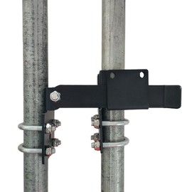 Pxoerzy Chain Link Fence Strong Arm Double Gate Latch for 1-3/8"- Latches Two Gates Together Without The Need of a Drop Rod - Chain Link Farm Fence Gate Latches for Metal Gates