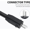 J-ZMQER 6.6ft Extension 2-Pin Sofa Recliner DC Output Cable Power