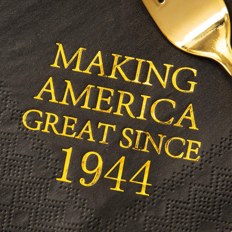 Crisky Brithday Servilletas Make America Great, (1940)