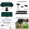 QXMH Solar Indoor&Outdoor Motion Sensor Alarm -129dB Loud Siren Noise