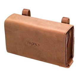 Brooks D-Shaped Saddle Bag, D-Shaped, Natural Leather