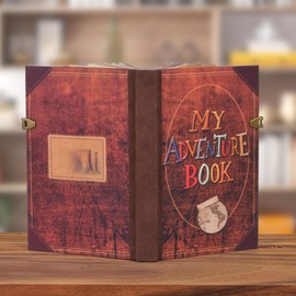 Our Adventure Scrapbook Hardcover Book - 144 Pages, 5.1 x 7 Inches Premium Embossed Cover photo book. Preserve Memories Photo Album for Travel, Anniversaries, Weddings, Baby Milestones (My Adventure)
