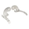 2pcs Spotlight Mounting Bracket Left Right Stainless Steel Chrome Replacement