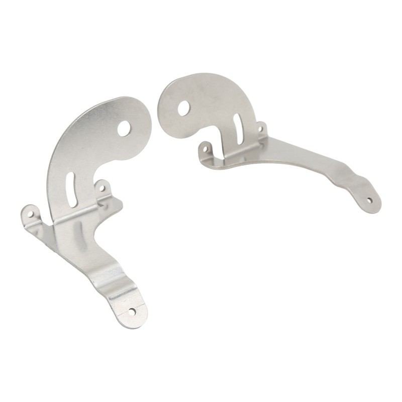 2pcs Spotlight Mounting Bracket Left Right Stainless Steel Chrome Replacement