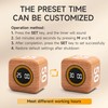 Exlliy Pomodoro Timer 5, 25, 10, 50 Minutes Preset, Desk