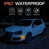 FetonAuto Smoked Lens Amber Full LED Front Side Marker Light