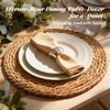 13 in Round Woven Placemats Plate Chargers Set of 12,