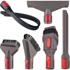 Professional Vacuum Attachment Kit for Dyson GEN5 G5 V15 V12 V11 V10 V8 V7 Detect Cyclone Torque Drive Absolute Animal Trigger Cordless Vacuum Accessories Flexible Crevice Tool Replacement Brush
