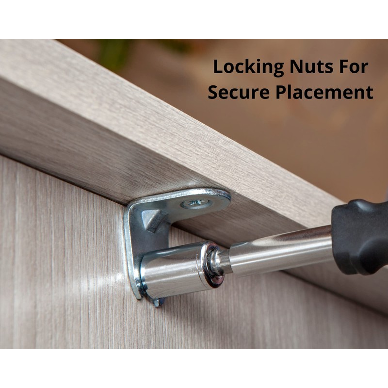 Fifty (50) 1/4-20 Zinc Plated Serrated Flange Hex Lock Nuts