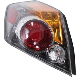 CarLights360: For Nissan Altima Tail Light Assembly 2010 2011 2012 Driver Side Sedan DOT Certified For NI2800190 | 26555-ZX00B