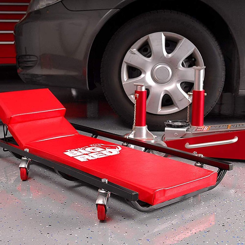 BIG RED TR6452 Torin Rolling Garage/Shop Creeper: 40" Padded Mechanic