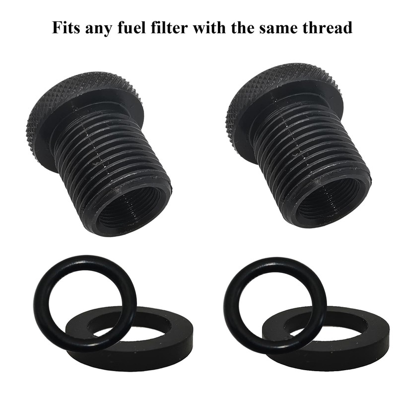 2 Pack Thread Adapters and Washers, 1/2 * 28-3/4 *