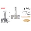 Amana Tool 45522 Carbide Tipped 1 Dia x 1/4 CH