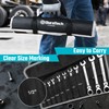 DURATECH Flex Head Ratcheting Wrench Set, Combination Wrench Set, 22-piece,