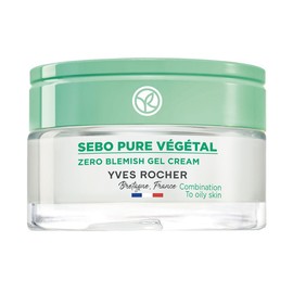 Yves Rocher Crema Facial Matificante - Sebo Pure Vegetal - Reduce la apariencia de los poros - con cido Salicilico - Para piel mixta a Grasa - 50 ml