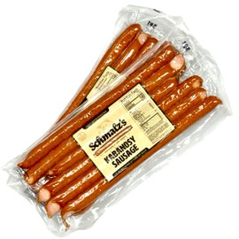 Schmalz – Traditional Smoked Kabanosy Pork Sausage – Thin, Lean, Spicy, and Firm Texture – European-Style Artisan Sausages – Perfect for Snacking and Charcuterie | 1 lb, Pack of 2