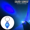 LIAISIMI LED UV Keyring Torch Mini LED Key Ring Light
