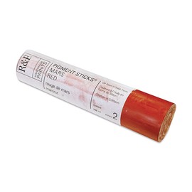 R&F Handmade Paints - Professional Oil Pigment Stick, Mars Red, 188 ml