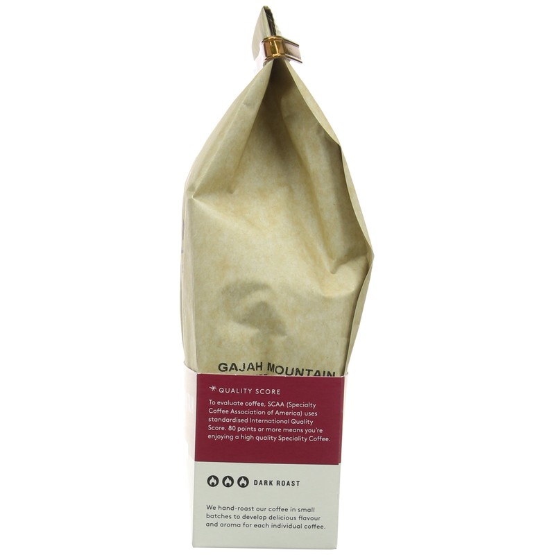 Union Hand Roasted Gajah Mountain Sumatra Whole Bean Coffee 200