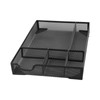 Metal Mesh Drawer Organizer Tray 5 Grids Multipurpose Stable Prevent