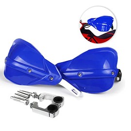 JFG RACING Blue Motocross Handguards 7/8 inch and 1 1/8 inch Hand Guards For Motorcycle YZ80 YZ85 YZ125 YZ250 YZ250F Dirt Bike MX Supermoto Racing ATV Quad KAYO