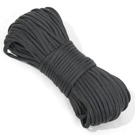 KNJOMZIE 30m Paracord 4mm 550 Seil, Typ III Schnur mit 7 Innensträngen, bis 250kg belastbar, Nylonschnur für Survival, Camping, Outdoor, Armband Basteln, Notfall Ausrüstung