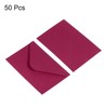 PATIKIL Mini Envelopes, 50 Pack Gift Cards Business Cards Envelope
