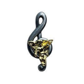 Bing Music Guardian Angel 1 In Hat Lapel Pin Bing F5D13K