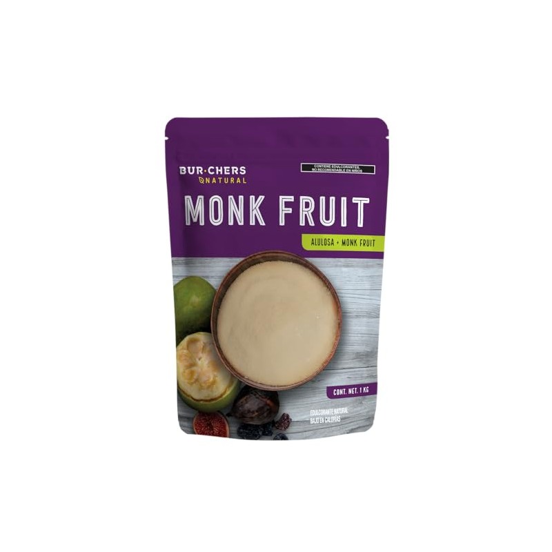 Monk Fruit sin Eritritol 1kg | Burchers Natural