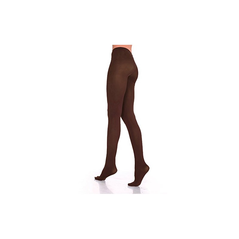 Lady Sofia Soft Microfiber Opaque Tights 100 Denier (XL, Brown)