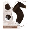 Hetto Micro Beads Hair Extensions Human Hair Brown Micro Loop