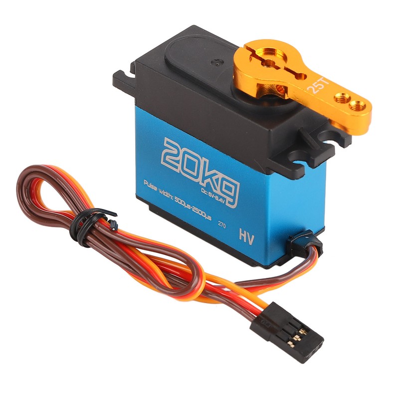 20KG Servo Aluminum Alloy 270 Degree Metal Gear RC Servo