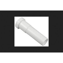 Danco 94029 Slip-Joint Extension Tube, 1-1/2 in, 6 in L, Plastic, [Finish]<, for Use with Kitchen and Bathroom Sinks, White