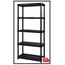Greenmade 5-Tier Utility Rack Shelving Unit, 150 lbs Per Shelf, Garage, Laundry