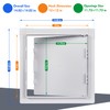 Donext Access Plumbing Panel for Drywall Ceiling, 12x12 in Plastic