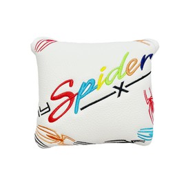 Golf Headcover Putter Cover Mallet Odyssey 2 Ball Tailor Made Spider Putter Magnetic Spider-x Spider-tour (White Spider-x)