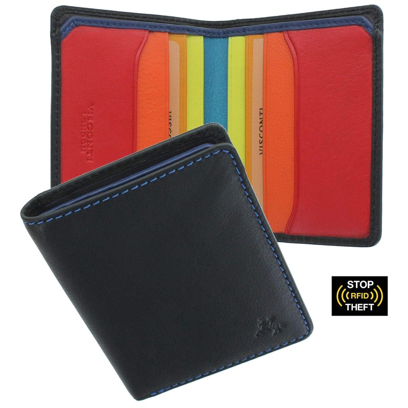 VISCONTI Spectrum Collection Alder Leather Wallet with RFID and Tap