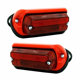 Apsmotiv PAIR of Rear Fender Light Lamps + Indicators for Massey Ferguson 135 148 Tractor