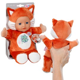 BABY born For Babies 836606 Zapf Creation Fox Soft 26 cm Doll with Ears and Finger Pockets for Newborns