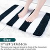 PiccoCasa Non Slip Bath Mat, 50x80 Cm Soft & Super