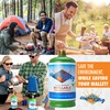 Flame King Refillable 1LB Empty Propane Cylinder Tank - Reusable
