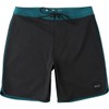 RVCA Men's South Eastern Trunk Black/Blue 34