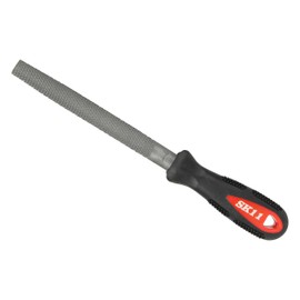 SK11 Woodworking File Soft Grip Demon Eye Half Round 5.9 inches (150 mm) Handle Included