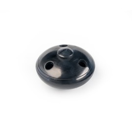 Zen Minded Japanese Incense Stick Holder - Seto Black Natural Stone Joss Burner